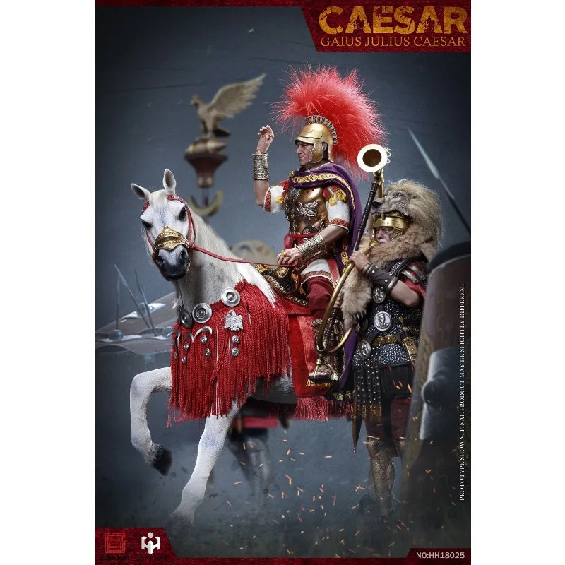 HHMODEL X HAOYUTOYS Original 1/6 Empire Legion Caesar Alloy Finished Product Movable Doll Soldier Model Toy Ornament Collection