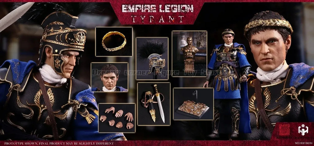 【In Stock】HHmodel HaoYuTOYS HH18039 Imperial Legion Tyrant Black Gold Deluxe Edition 1/6 Action Figure Model Collection