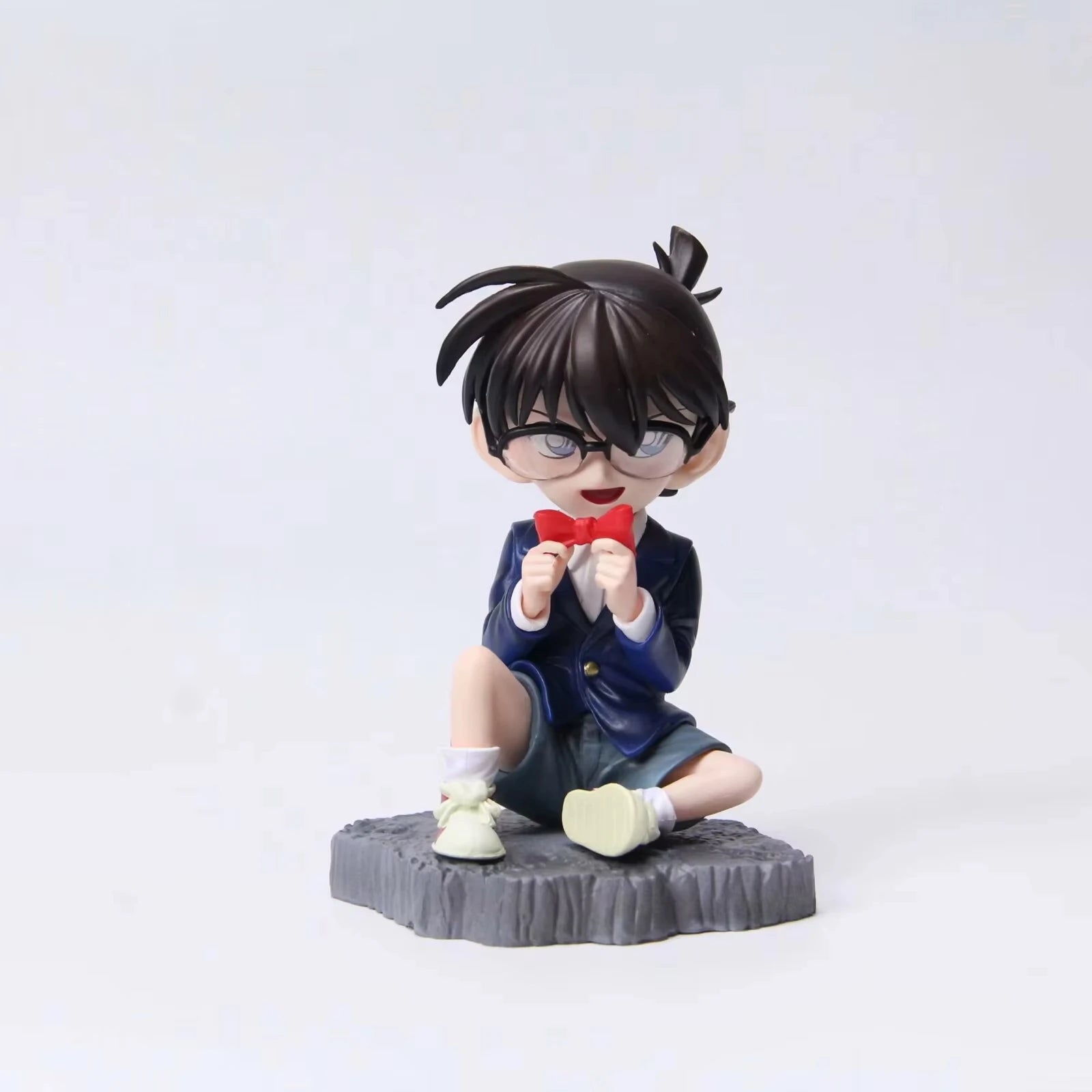 Detective Conan Kudou Shinichi And Conan Edogawa Aim Anime Figure Model Statue Collection Desktop Decoration Ornament Toys Gifts
