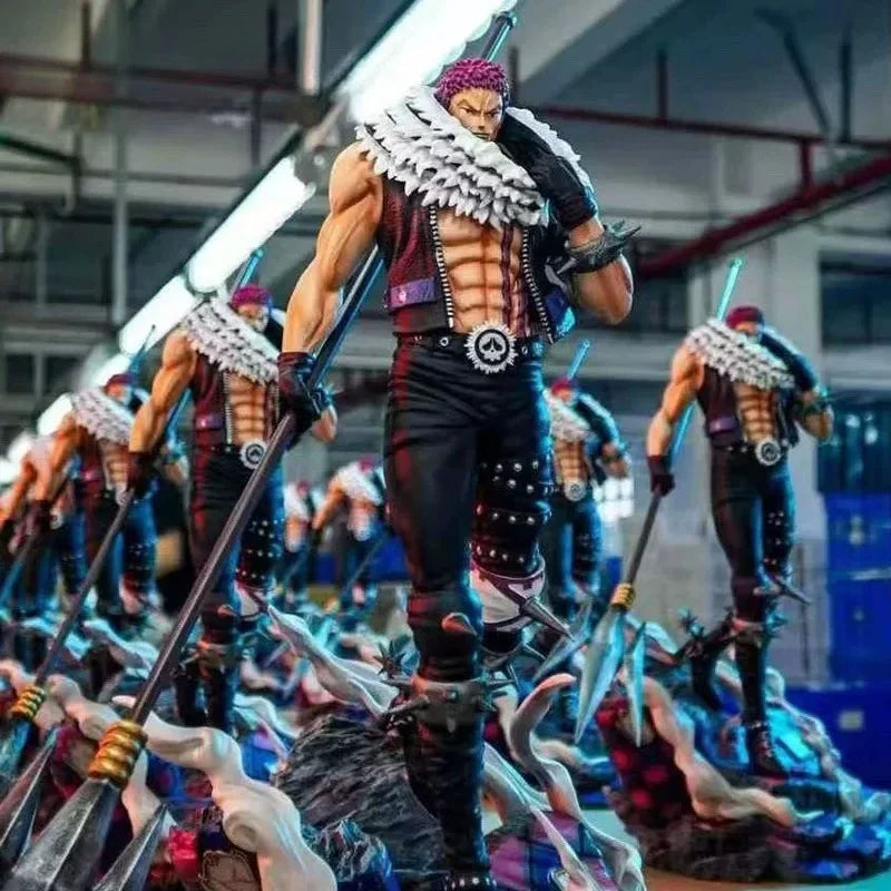 Anime One Piece Figuren Charlotte Katakuri Actionfiguren One Piece PVC GK 47 cm Modellsammlung Statue Ornament Geburtstagsgeschenke