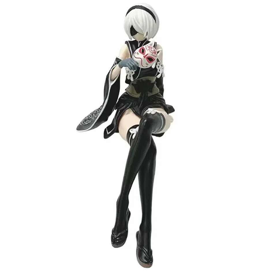 17-22CM NieR:Automata Yorha Type A2/2B Sexy Fox PVC Anime Action Figures Model Collection Ornament Anime Cartoon Model Toy Gift