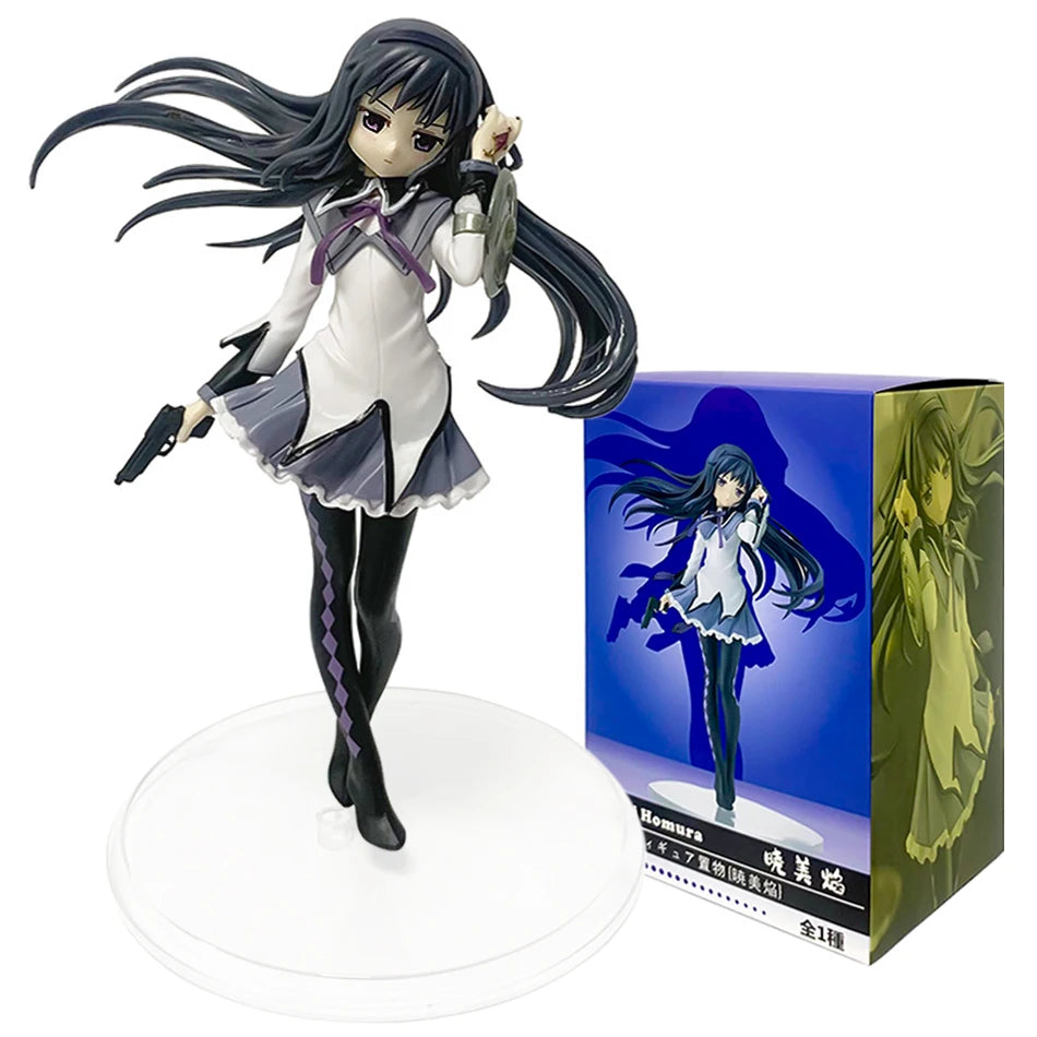 Anime Puella Magi Madoka Magica Figure 16.5cm Akemi Homura Action Figural PVC Model Collection Ornament  Holiday Gift in stock