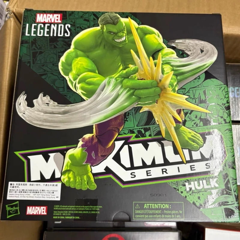 In Stock Marvel Legends The Hulk Maximum Series 1/12 Action Figure Jointed Movable Doll Desktop Collectible Figurine Toys Gift