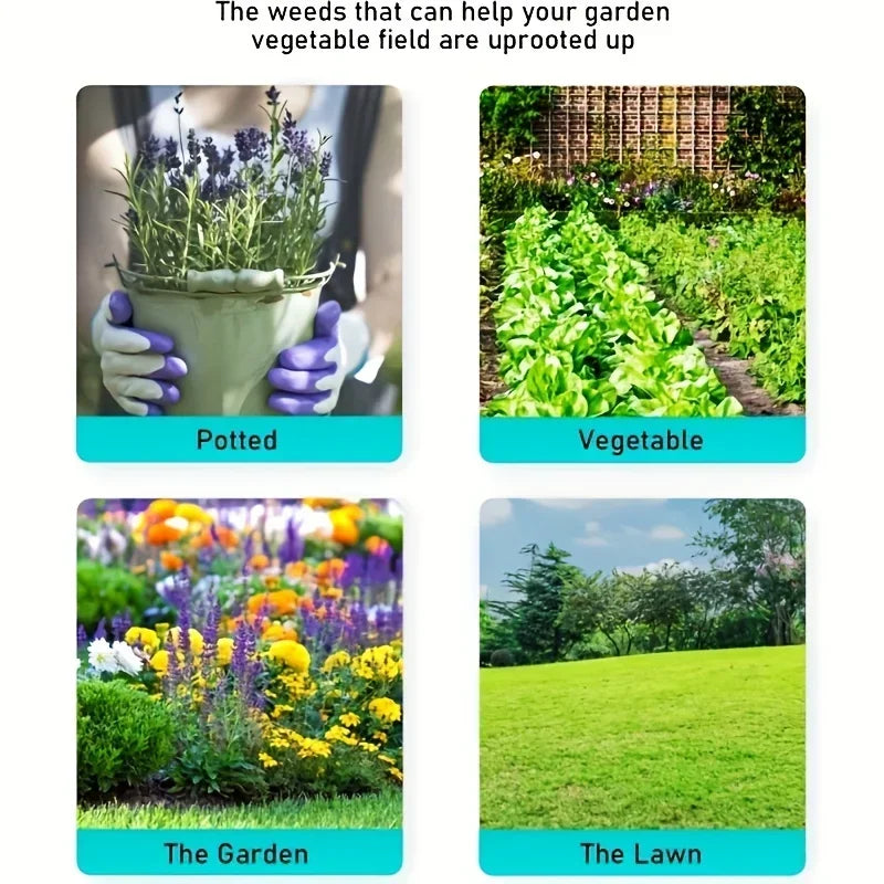 Claw Weeder the Stand Up Weed Puller Tool Root Remover Replacement Foot Garden Pedal Metal Outdoor