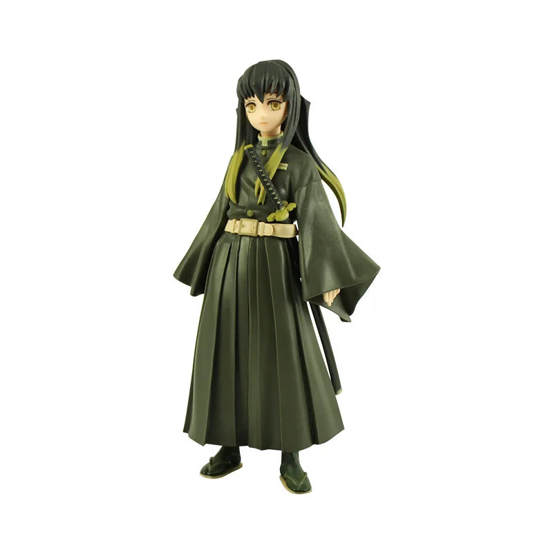 Anime Demon Slayer Kimetsu No Yaiba Sanemi Mitsuri Obanai Muichirou Kyoujurou Tengen PVC Action Figures Model Dolls Toys Gifts