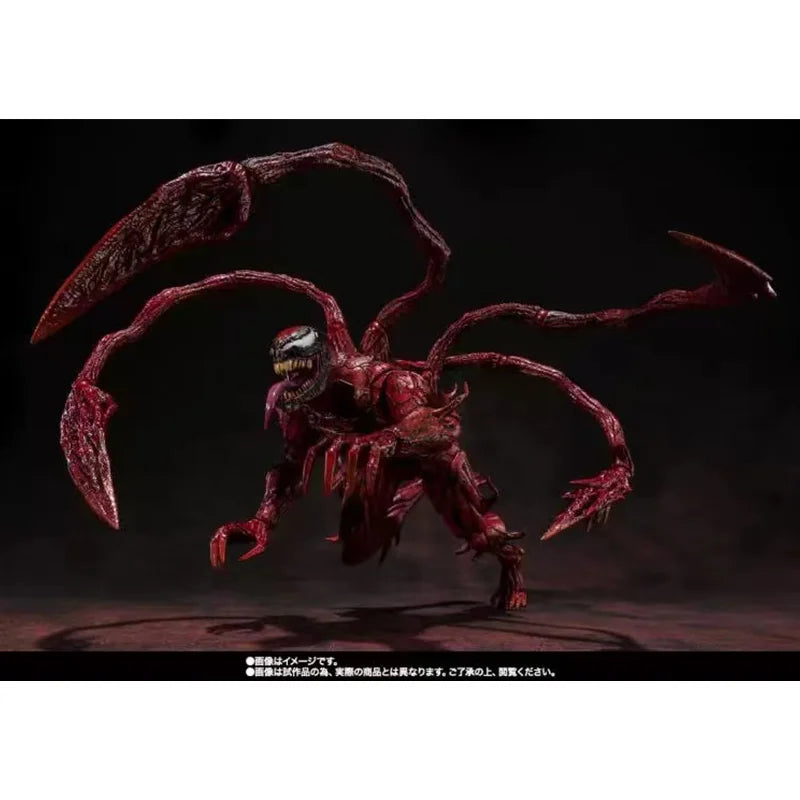 100% Original BANDAI S.H.Figuarts SHF Venom Let There Be Carnage In Stock Anime Action Collection Figures Model Toys