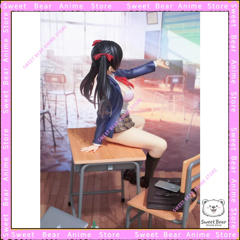 【AY】Futaba Ayaka 1/7 China Ver. Double Ponytail JK Uniform Pretty Girl Desktop Ornament 18+ Figure Anime Model Toys Hobby