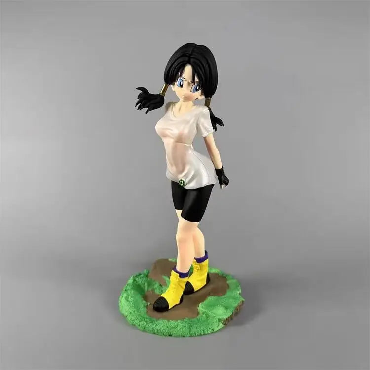 【IN STOCK】28cm Dragon Ball Anime Figure Videl Figures Hercule daughter figurine PVC Statue Collection Model Toy Gift
