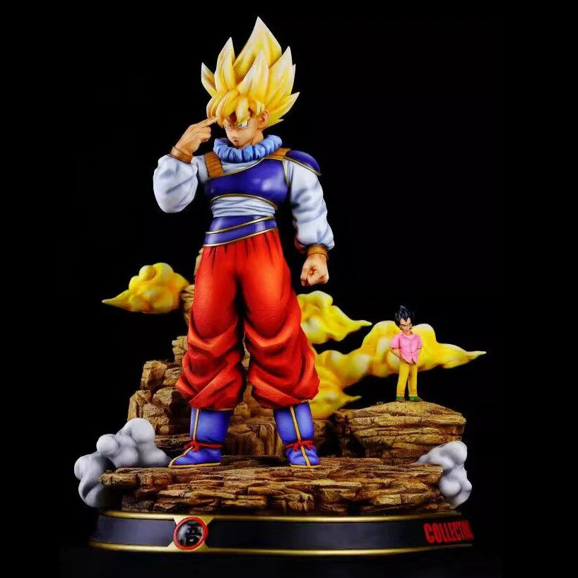 Dragon Ball 1/4 Brand New Anime Figure Son Goku Periphery Resin Model Collect Statue Desktop Decorative Ornaments Kids Gift Toys
