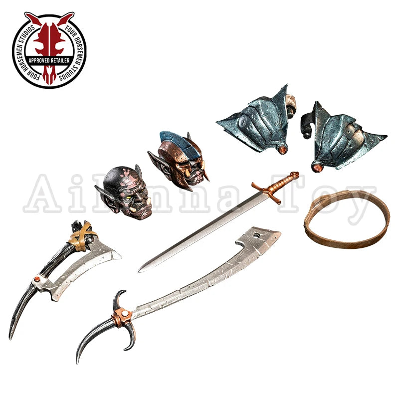 Four Horsemen Studio Mythic Legions 1/12 6inches Action Figure All-Stars 6 Gorthokk Anime Toy