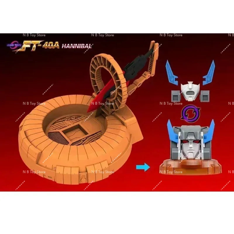FansToys-figura De Acción Transformadora De FT-40A FT40 FT40A Hannibal Fortress Maximus, Robot De Aleación, Juguete 100% Nuevo