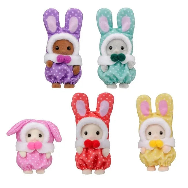 New Kawaii SYLVANIAN FAMILIES Anime Figures Blind Box 40th Anniversary Rabbit Blind Box Room Decoration Custom Birthday Toy Gift