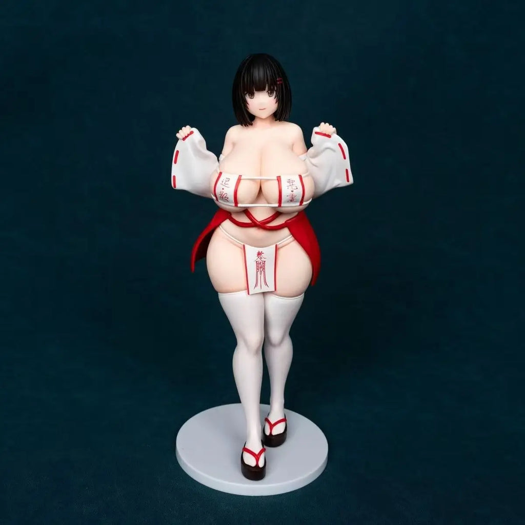 27CM Fat Witch Nun Shrine Maiden of Paradise Girl Hard figure PVC Anime Action Toy Game Statue Adult Collection Model Doll Gift