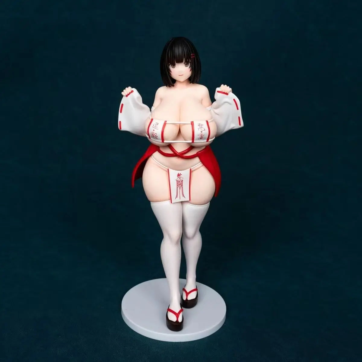 27CM Fat Witch Nun Shrine Maiden of Paradise Girl Hard figure PVC Anime Action Toy Game Statue Adult Collection Model Doll Gift