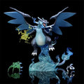 Pokemon Mega Charizard X Фигура Gk Черен Charizard Dracaufeu Glurak Манга Статуя PVC аниме Екшън Фигурка Колекционерски Модел Играчка