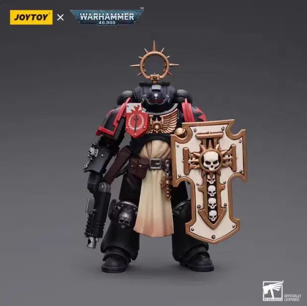 JOYTOY 1/18  40k Action Figure Black Templar Imperial Fist Blood Angel Space Wolve Bladeguard Veteran Anime Figure Model Toy