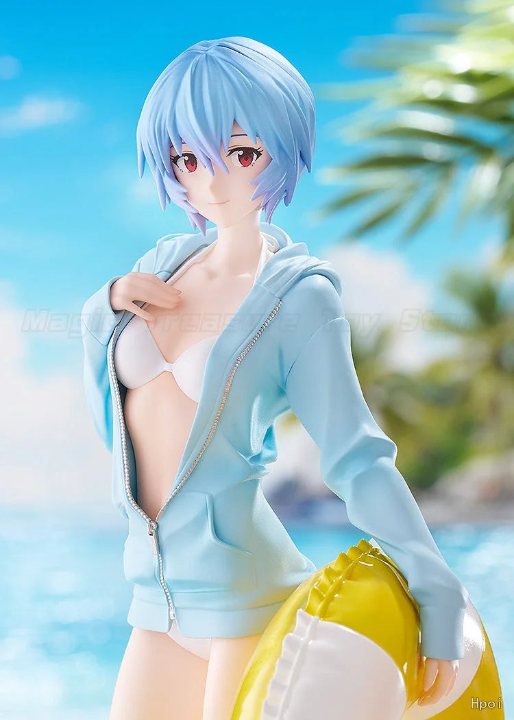 【In stock】Original GSC BEACH QUEENS PUP  S -EVA REI AYANAMI Figure Toys Gifts