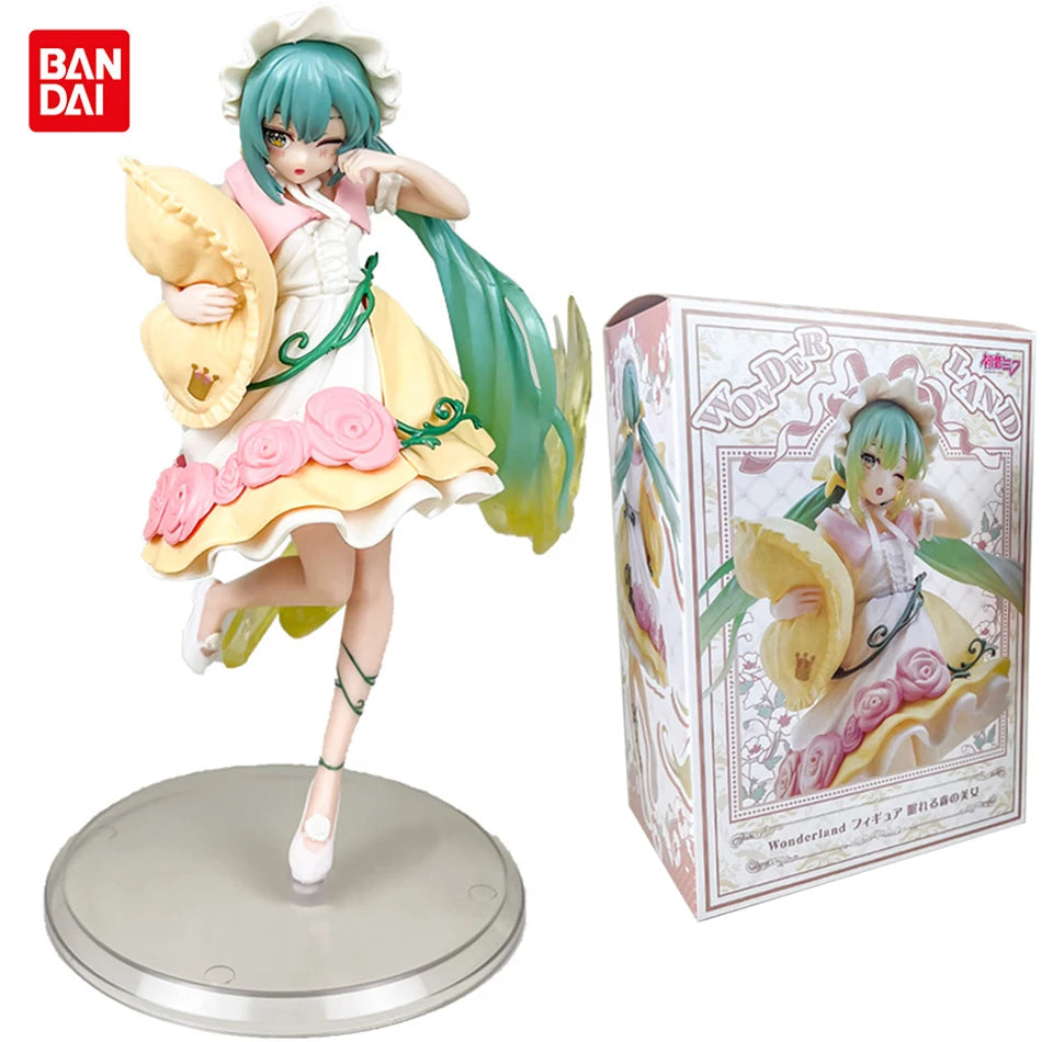 Anime Hatsune Miku X Cinnamoroll Figur Fee Spiegel Dornröschen Figuren Auto Ornamente PVC Modell Kinder Spielzeug Geburtstagsgeschenke