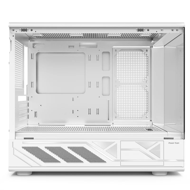 Power train N5 MATX PC Case glass side transparent column-free sea view room 360 water-cooled computer case gabinetes gamer