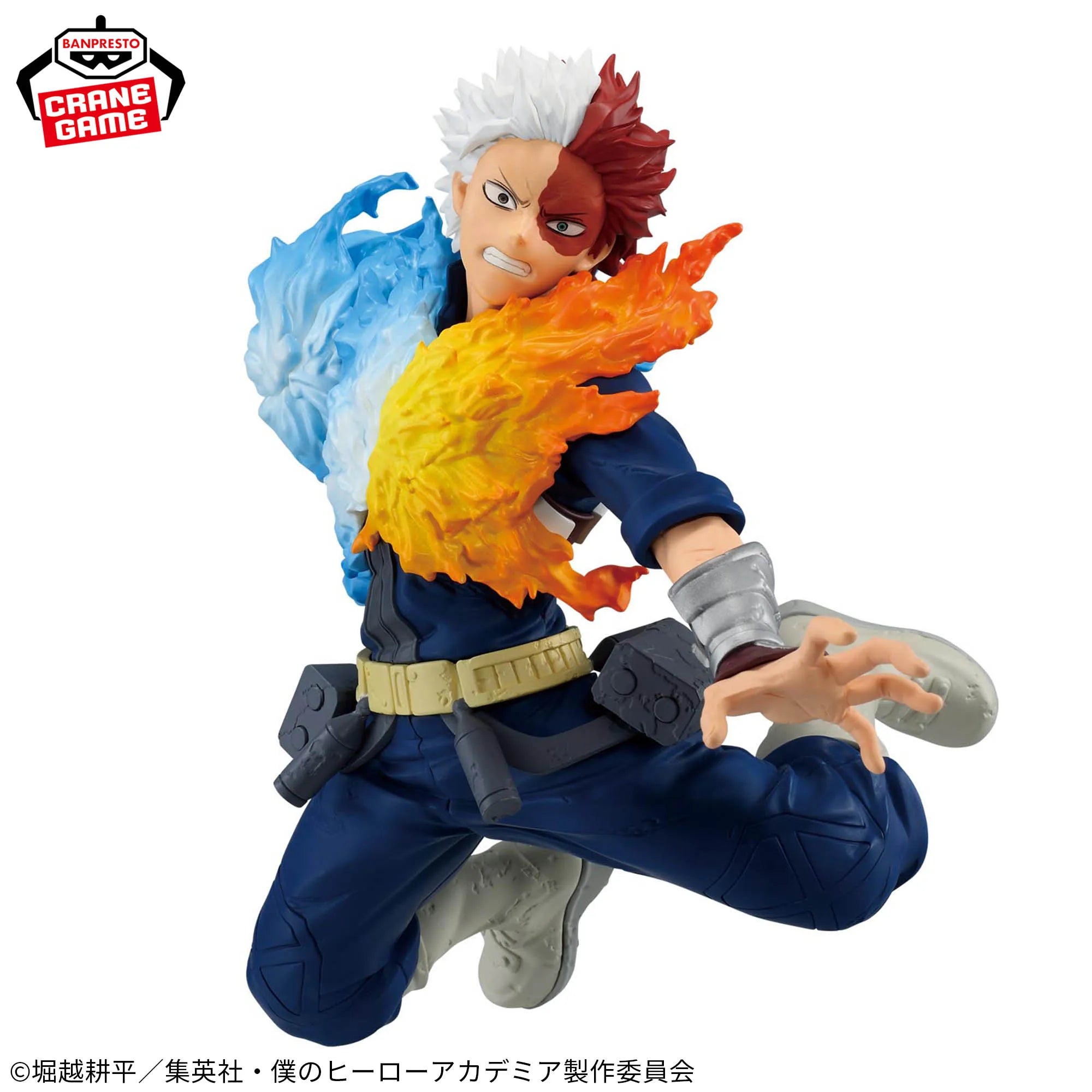 In stock BANPRESTO My Hero Academia Shoto Todoroki MAXIMATIC Anime Action Figures Model Toy Collections Birthday Gift