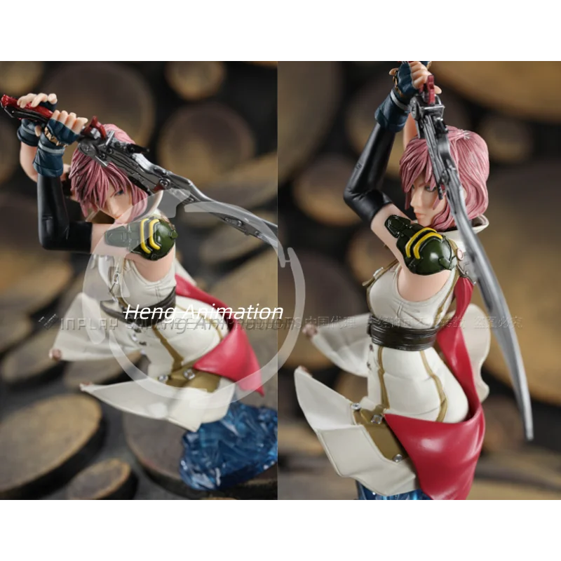 【Yi Man】Genuine Play Arts Kai Pa Kai FF13 Lightning Bust Statue Figure Toy