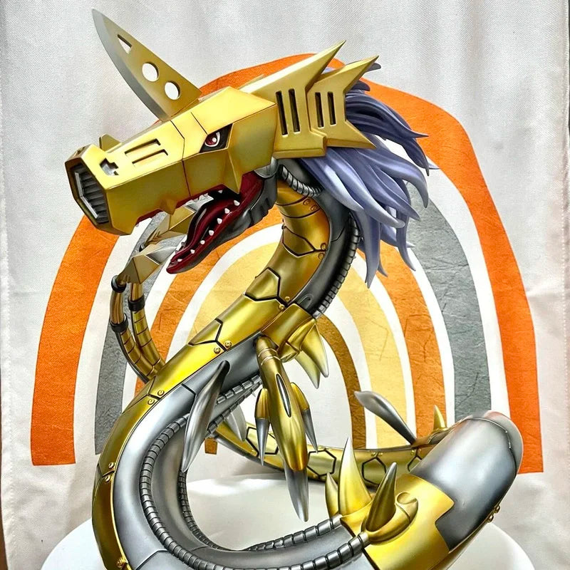 Digimon Adventure Anime Figure Metal Seadramon 40cm Action Figureine Gk Pvc Statue Model Collect Decoration Toys For Kid Gifts