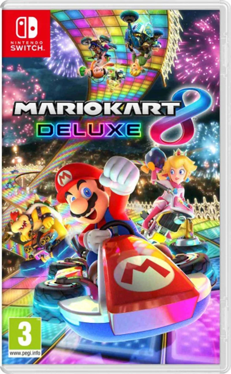 SWITCH Mario Kart 8 Deluxe for Nintendo Switch (Cartridge) - Includes All DLC Characters & Tracks - Free Shipping