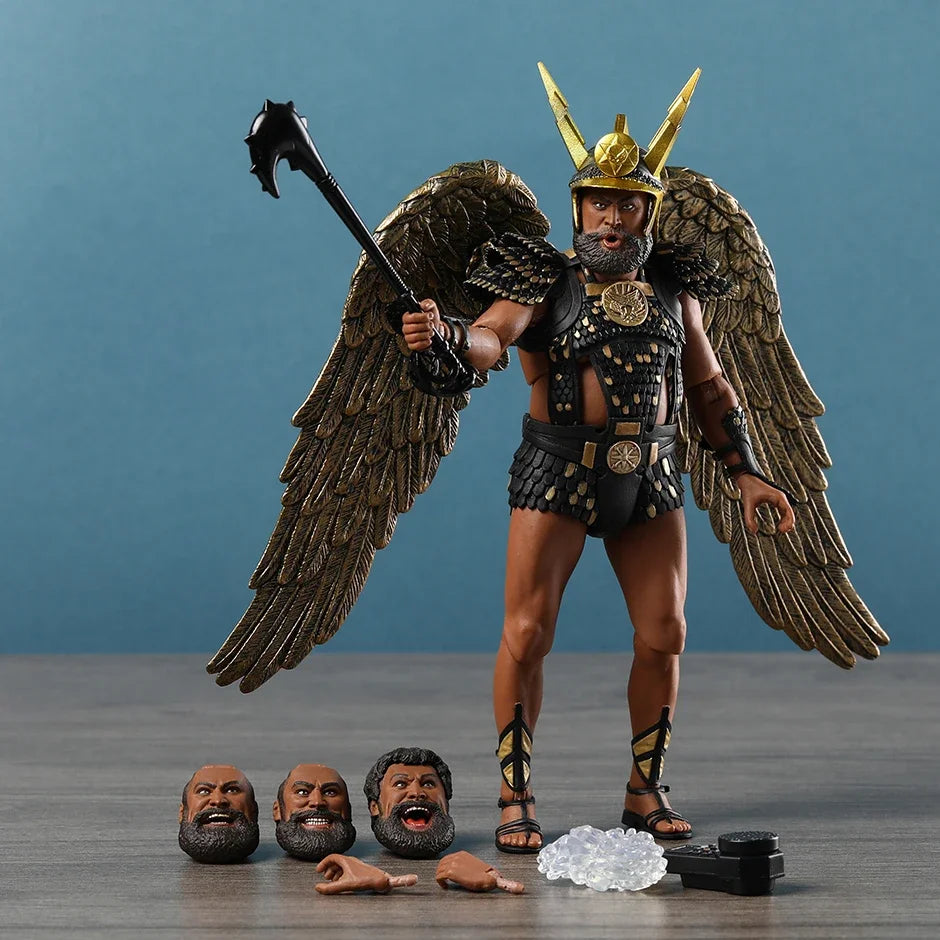 NECA Flash Gordon Ming The Merciless Military Vultan Ultimate Exclusive Movie Film Action Figure Toy Doll Model
