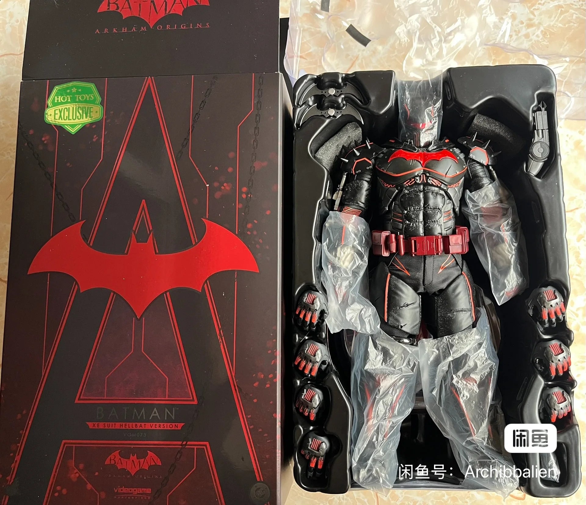 Hot Toys Batman Hellbat Armor Thermal Version 1 6 Scale Collectible Action Figure DC Comics Superhero Model For Adult Collectors