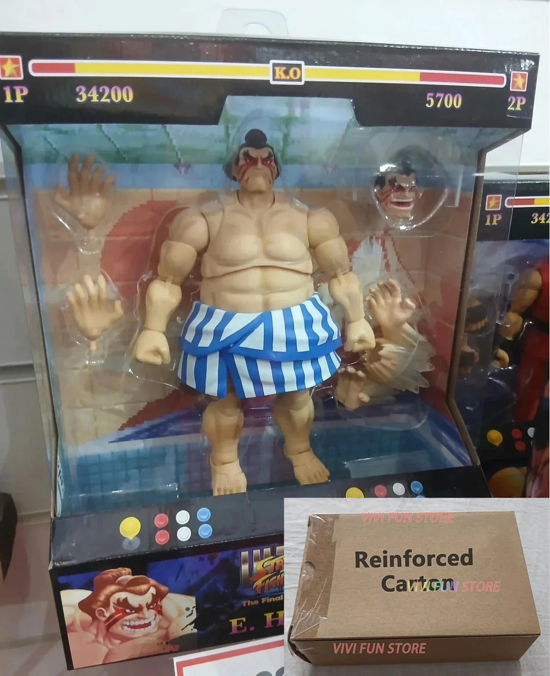 In Stock Originate JADA TOYS SF AKUMA Gouki Balrog E.Honda Edmond Honda Cammy White Movable Model Game Anime Figures Model Toys