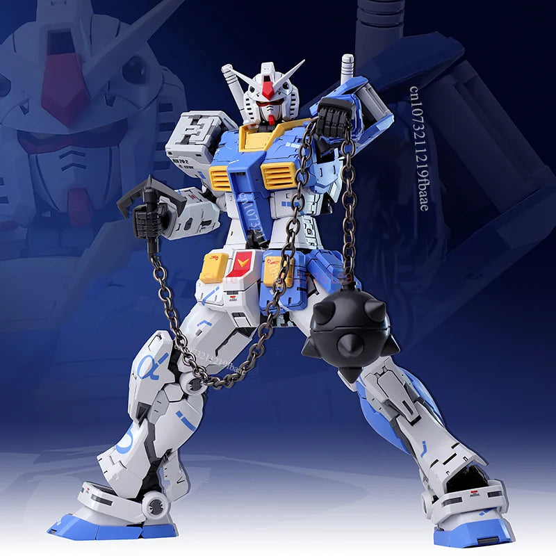 In Stock FAT CAT Model RX-78-2 2.0 RG 1/100 Assembly Model Kit Kuryu Kenichi Color Toy Asano Blue Action Figure Plastic Gifts