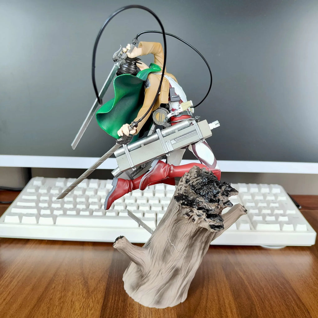 Angriff auf Titan Artfx J Levi Mikasa Ackerman Ver. PVC-Actionfigur Anime-Figur Modell Spielzeug Sammlung Puppe Junge Geburtstagsgeschenk