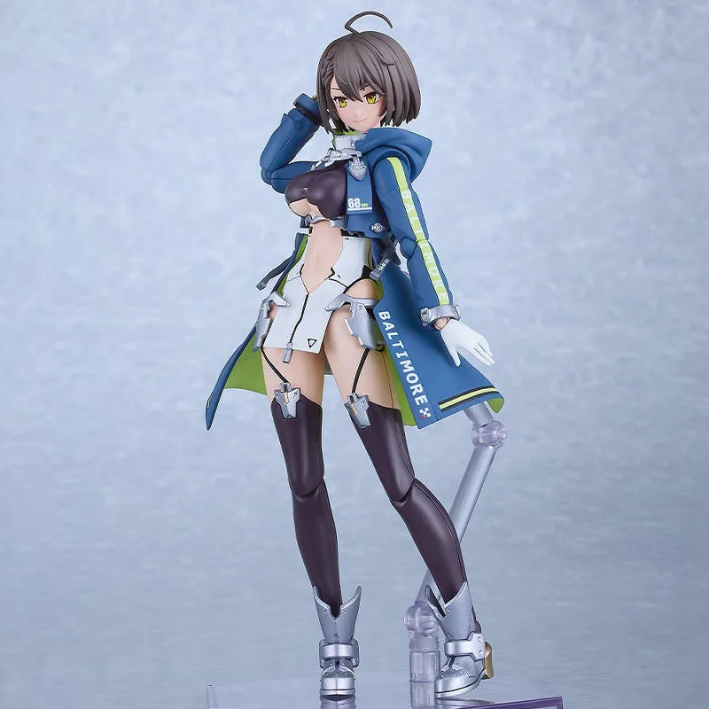 In Stock GSC Original Box PLAMATEA Azur Lane BALTIMORE Assembly model Action Figure Model Gift for Kid Foam Box Packaging