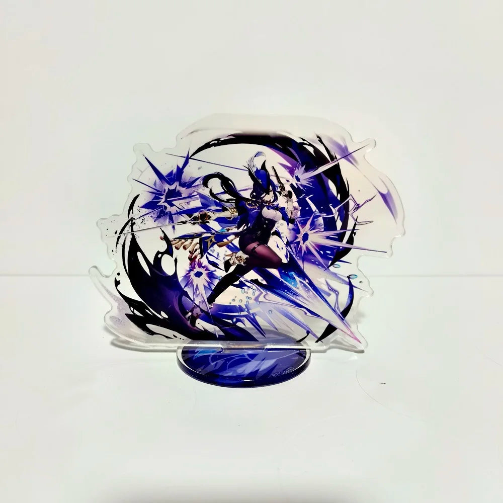 Anime Figur Genshin Impact Furina Arlecchino Xiao Yae Miko Yelan Acryl Stand Modell Platte Schreibtisch Dekor Stehende Zeichen Fans Geschenk