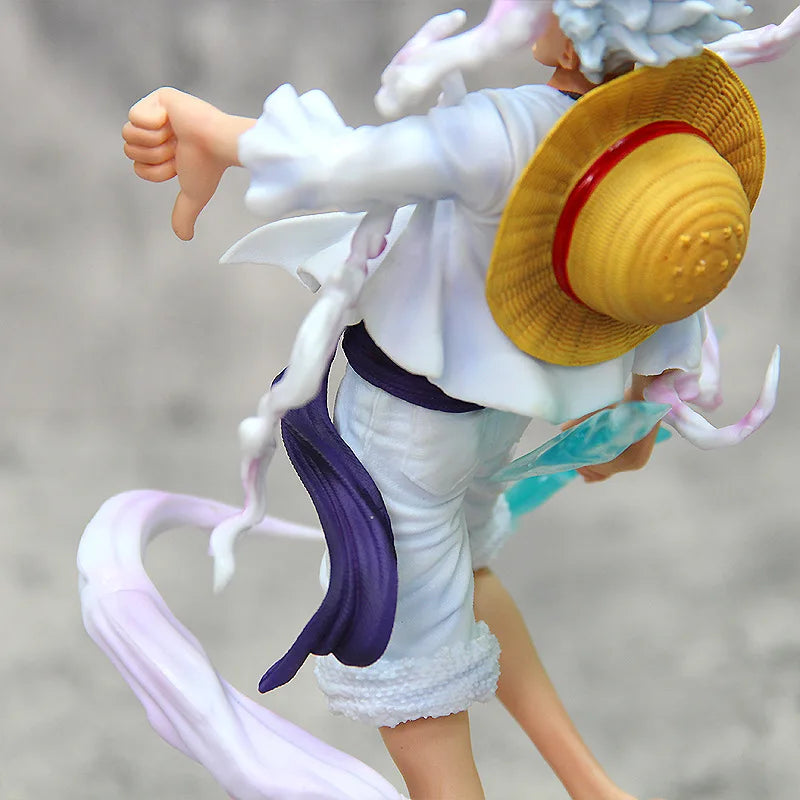 24cm One Piece Luffy Figures Sun God Monkey D Luffy Action Figures PVC Anime Model Collection Statue Decoration Toys Doll Gifts