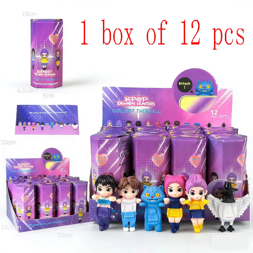 New Cute Kpop Demon Hunters Figure Model Toy Pvc Cartoon Gaming Peripherals Desk Decoration Collection Figures Model Toyfor Kid