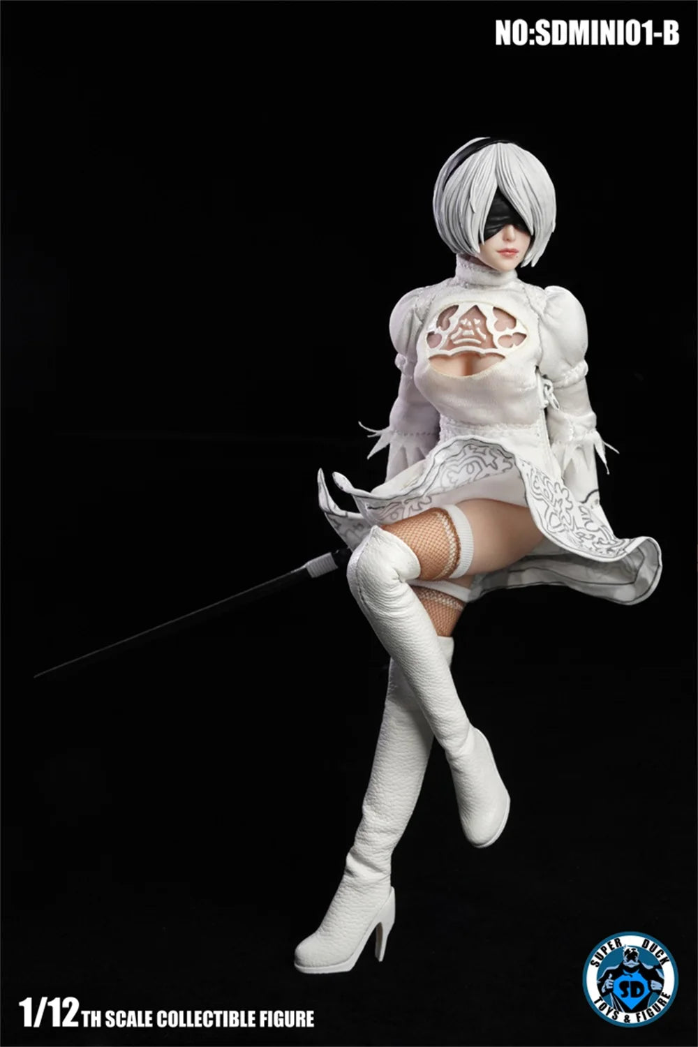 1/12 SUPER DUCK SDMINI001 Cosplay Sexy Beauty 2B NieR Girl No Body Gift For Fans DIY Collectable