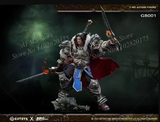 НАЛИЧНОСТ GDTOYS X BROTOYS Колекционерска фигурка в мащаб 1/12 WOW Кралят на град Стормуинд Пълен комплект 6-инчова екшън фигурка на мъжки войник