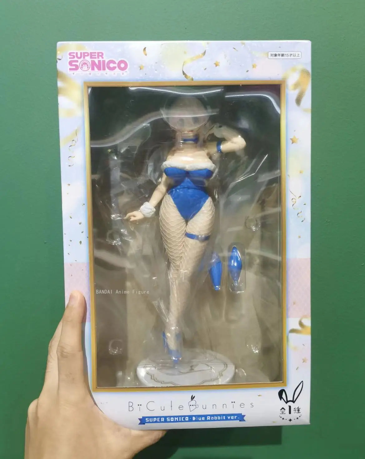 In Stock Original Genuine FuRyu 30cm Super Sonico Bicute Bunnies Figure PVC Anime Model Collectible Cute Model Toys for Gifts