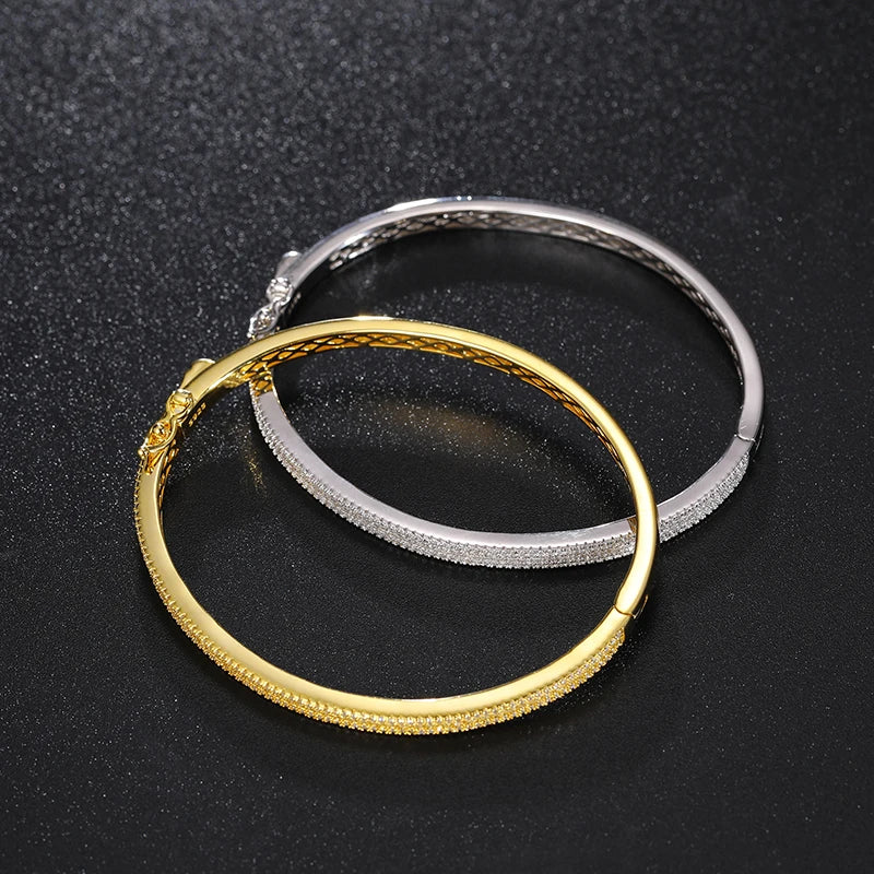 4MM D VVS 3-reihiger Moissanit S925 Manschettenarmreif für Männer Sterling Silber Micro Pave Fassung Bling Luxus Hip Hop Schmuck Geschenke