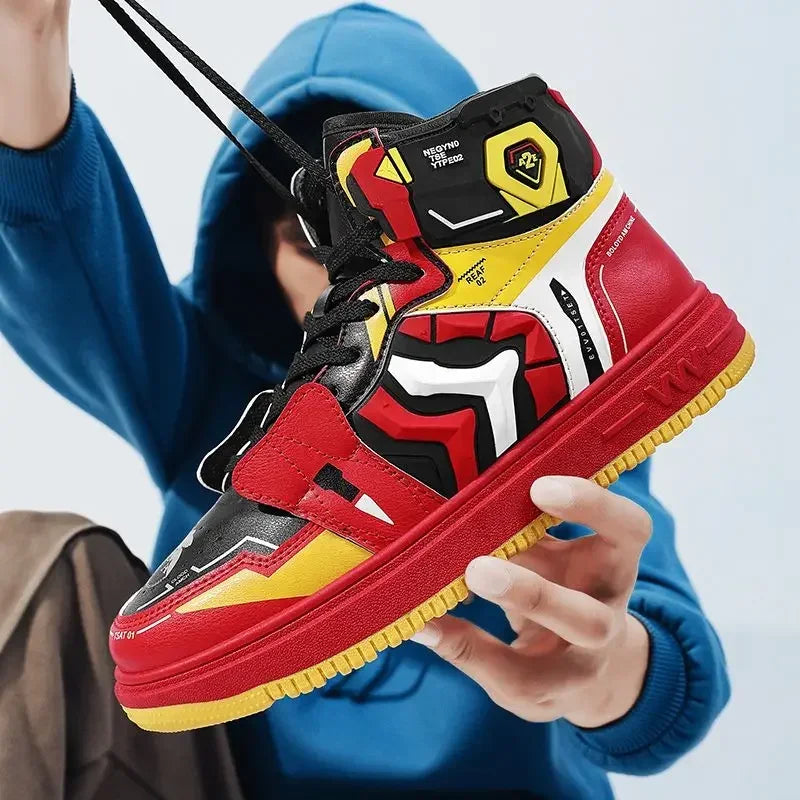 Machine No. 1 EVA men's anime sports shoes high-top casual sports vulcanized shoes outdoor autumn and winter Christmas gifts