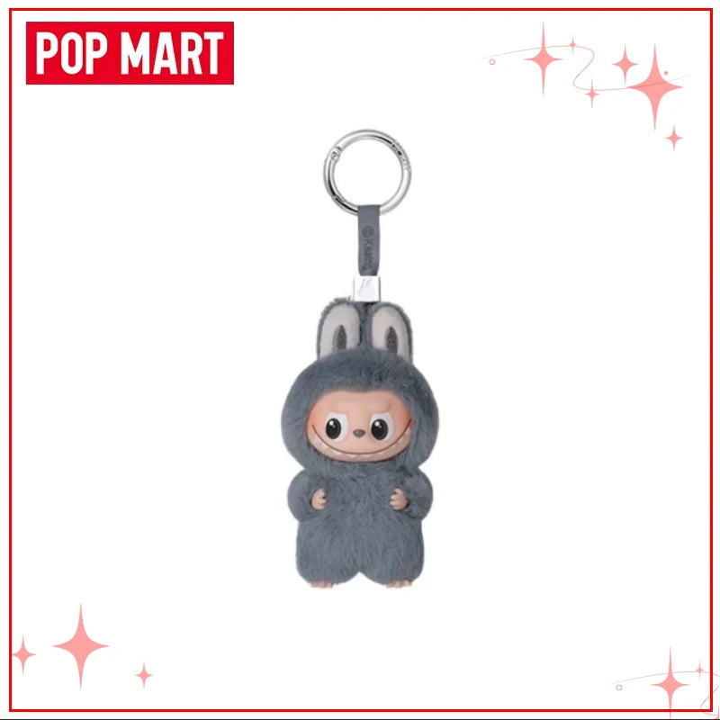POPMART Чудовищата Лабубу V4 Pin for Love Series Blind Box Vinyl Face Plush Doll Visual Keyring Toy Коледни подаръци