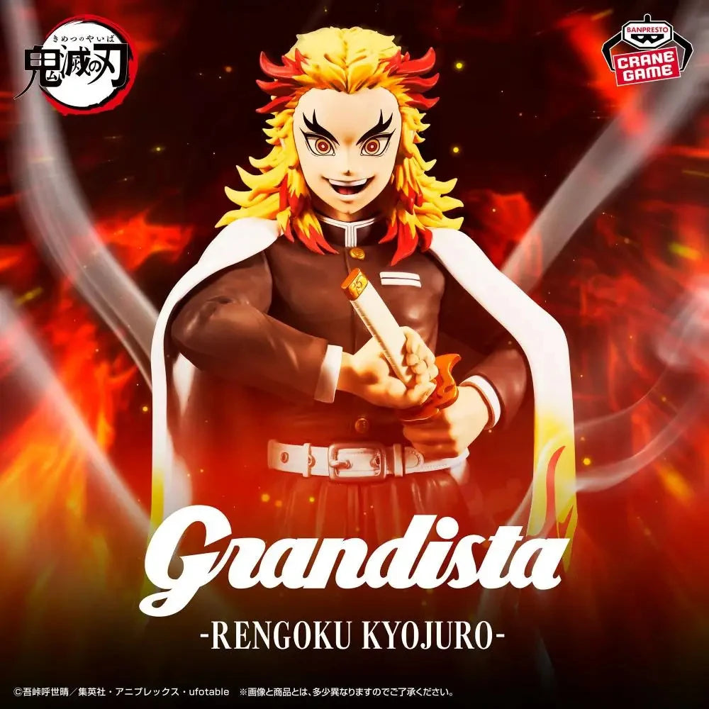 Bandai In Stock Original Banpresto Grandista Demon Slayer Rengoku Kyojuro Figure Anime Model Genuine Boxed Toys Gifts