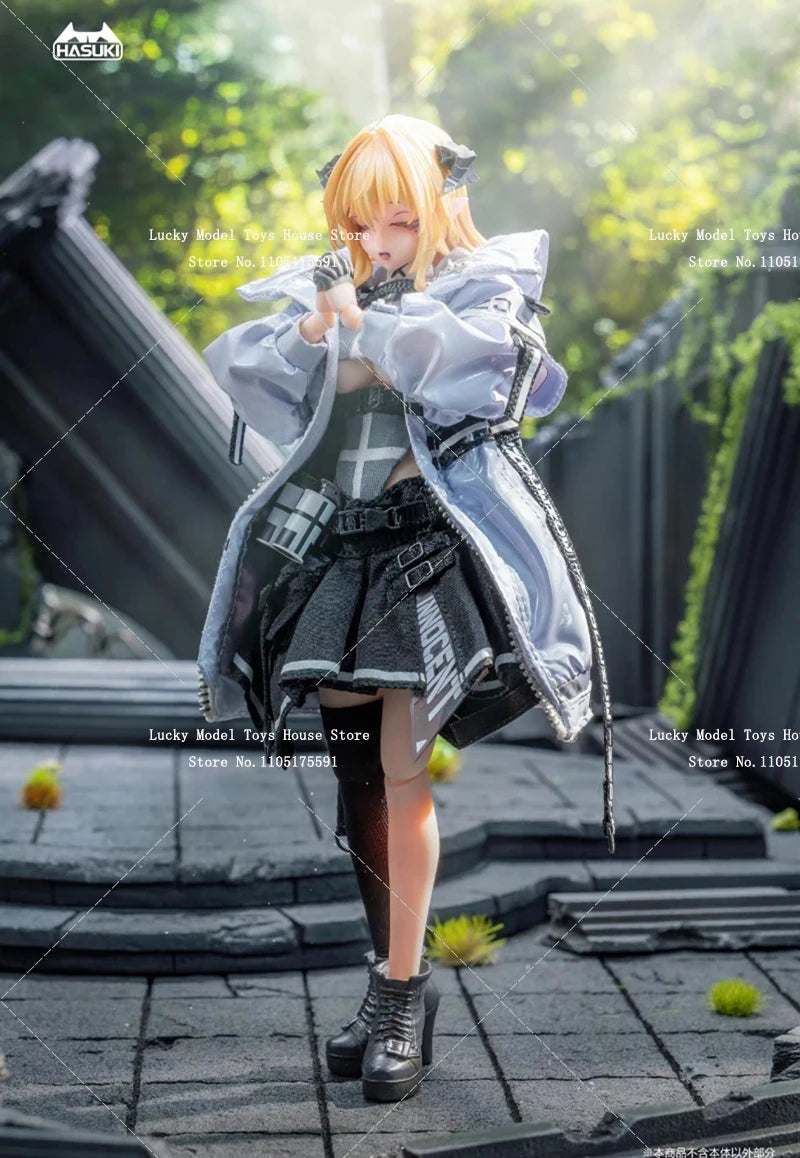 2025WF Limited PA009 ORIG.ver 1/12 White Cloth Mary Nun Mobile Suit Girl Action Figure 6inch HASUKI Soldier Model Doll Collects
