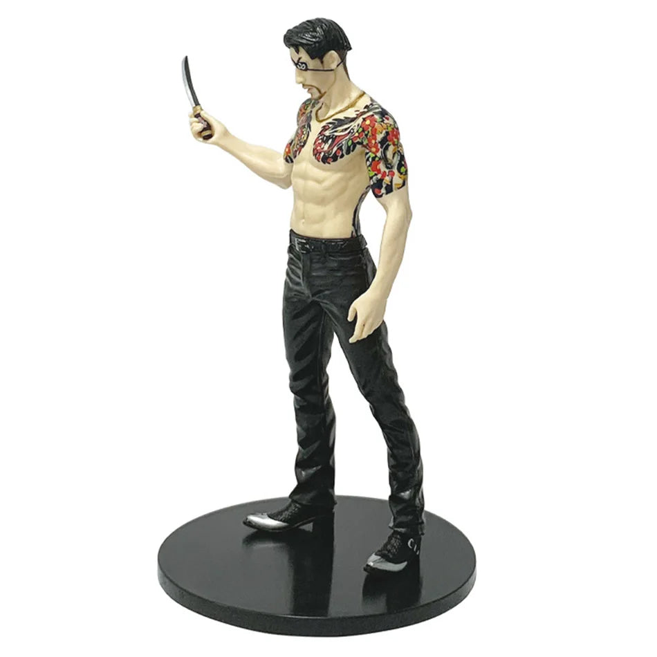 In-Stock 17cm Yakuza Series Goro Majima Anime Action Figure (PVC Material) - Collectible Model Toy, Halloween Gift