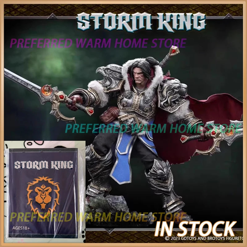 In Stock Originate GDTOYS x BROTOYS Varian Wrynn Movable Model Toys Collection 1/12 SCALE COLLECTION FIGURE STORM KING