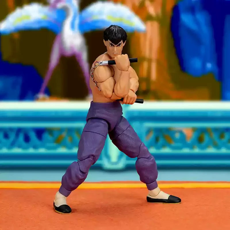 In Stock Jada Toys Street Fighter 2 1/12 Scale Sdcc Exclusive  Action Figure Dhalsim Vega Ken Fei Long Movable Joint Toys Gift