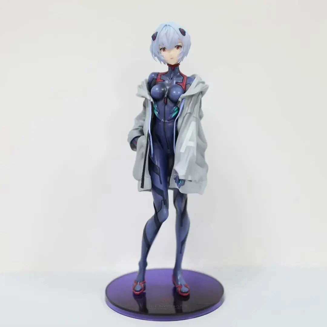 22cm Anime EVA NEON GENESIS Ayanami Rei EVANGELION Figures Millennials Illust Action Figure Trendy Clothes PROTOTYPE Model Toy