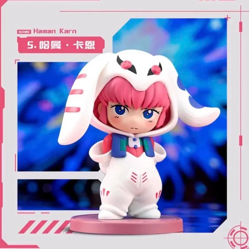 NEW Bandai BNFIGURE Q Pajamars Figure Toy Mobile Suit Gundam Universe Century Figure Doll Suit Second Generation Blind Box Gift