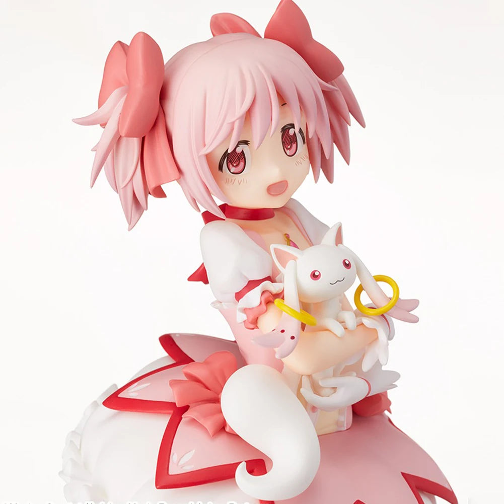 Anime-Mädchenfigur Kaname Madoka Kyuubey, süße magische Mädchen-Actionfigur, Modellpuppe, Spielzeug, Loli-Figur, Sammlerstück, Ornament